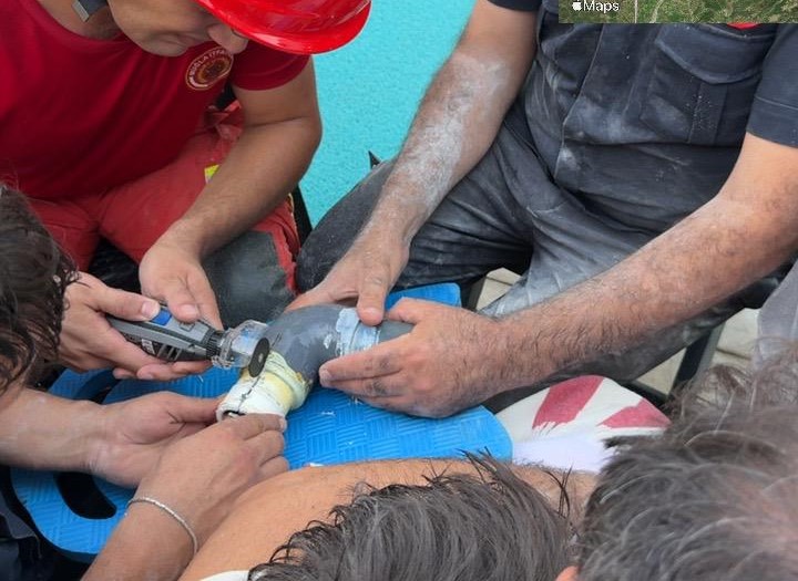 İtfaiyeden Zamanla Yarış:  Havuzda Sıkışan 4 Yaşındaki Çocuk Kurtarıldı